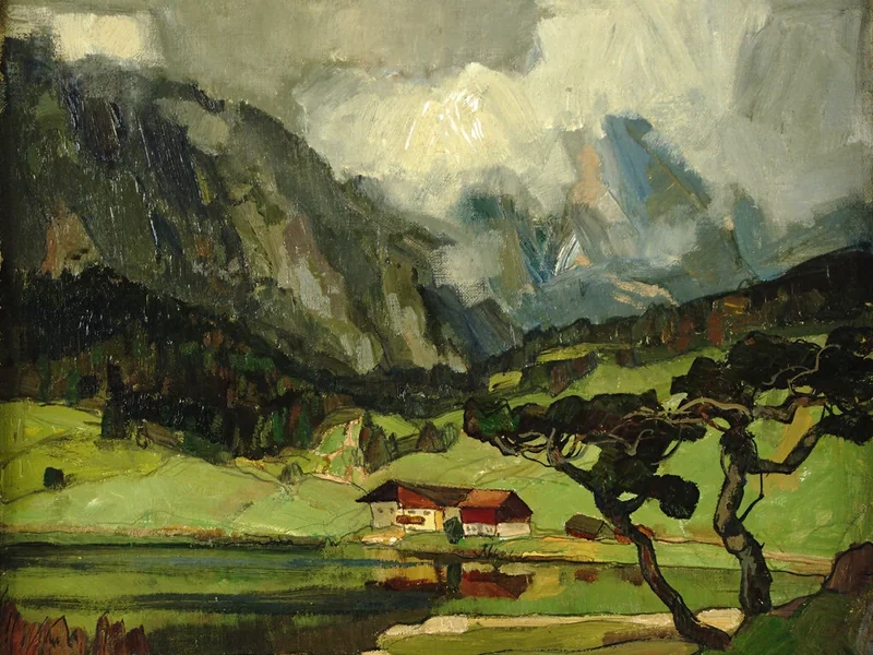 1868-Richard Kaiser - Fine estate a Lautersee, 1927